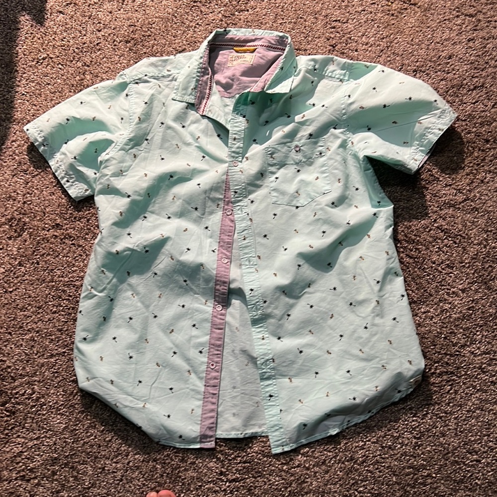Green Hawaiian Shirt